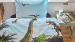 Dappere Dinos dekbedovertrek