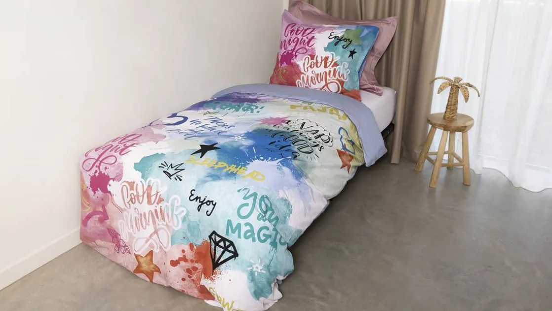 Graffiti Dreams flanel dekbedovertrek