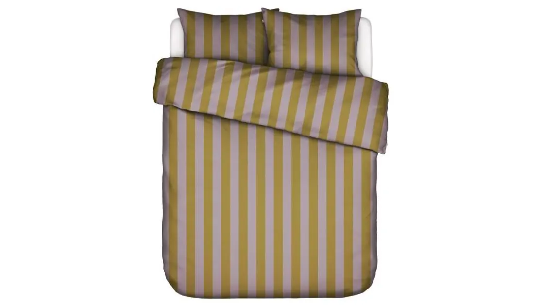 Minte Stripe dekbedovertrek