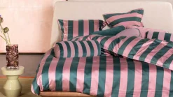 Minte Stripe dekbedovertrek