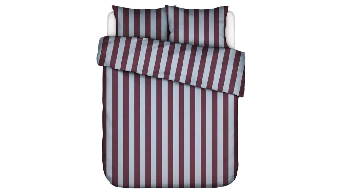 Minte Stripe dekbedovertrek