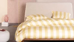 Minte Stripe dekbedovertrek