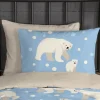 Polar Bear flanel dekbedovertrek