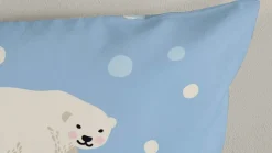 Polar Bear flanel dekbedovertrek