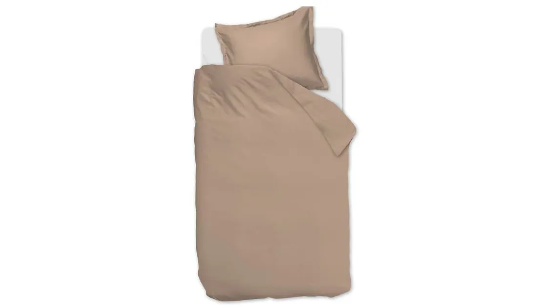 Satin Uni dekbedovertrek