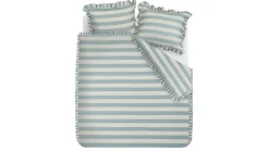 Striped Ruffle dekbedovertrek