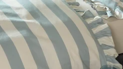 Striped Ruffle dekbedovertrek