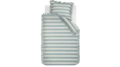 Striped Ruffle dekbedovertrek