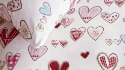 Sweethearts flanel dekbedovertrek