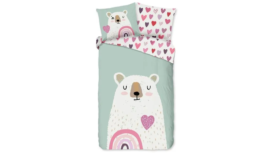 Ted flanel dekbedovertrek