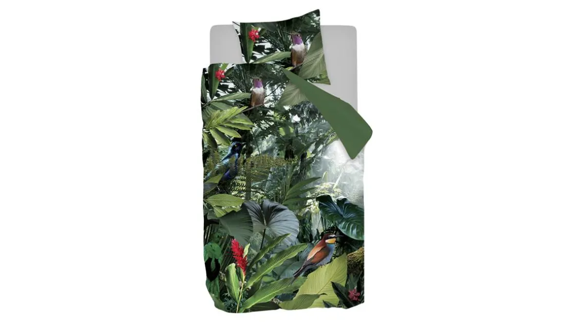 Tropical Birds flanel dekbedovertrek