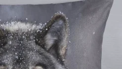 Wolfie flanel dekbedovertrek