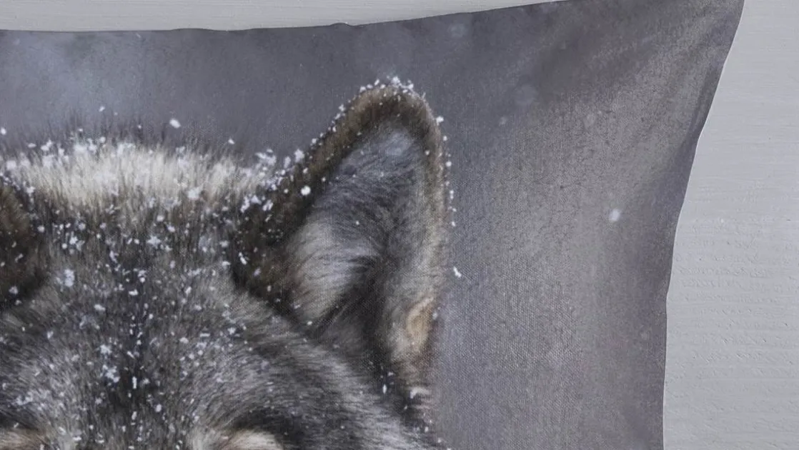 Wolfie flanel dekbedovertrek